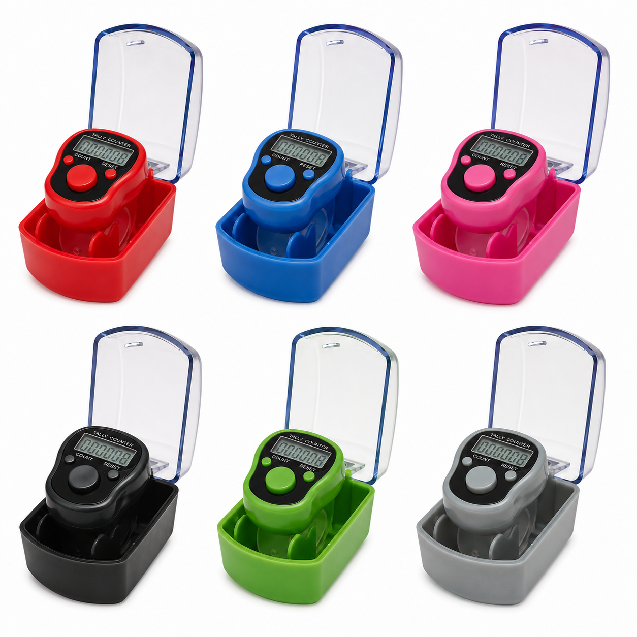 Digital Finger Counter with Storage Case