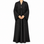 Embroidered Floral Detail Abaya