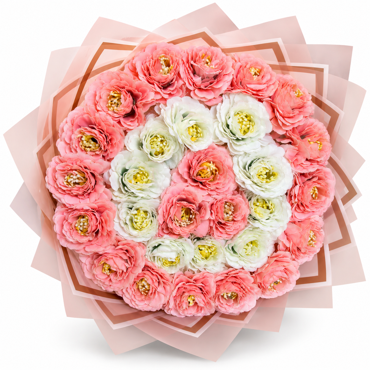 PREMIUM PINK & WHITE FLOWER BOUQUET – AL-TAMMAR