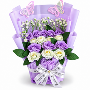LAVENDER & WHITE FLORAL GIFT BOUQUET – AL-TAMMAR