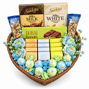 PREMIUM CHOCOLATE & KUNAFA GIFT BASKET – AL-TAMMAR