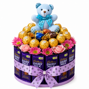 Luxury Teddy Chocolate Gift Basket