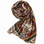 LONE STALLER – BURGUNDY FLORAL