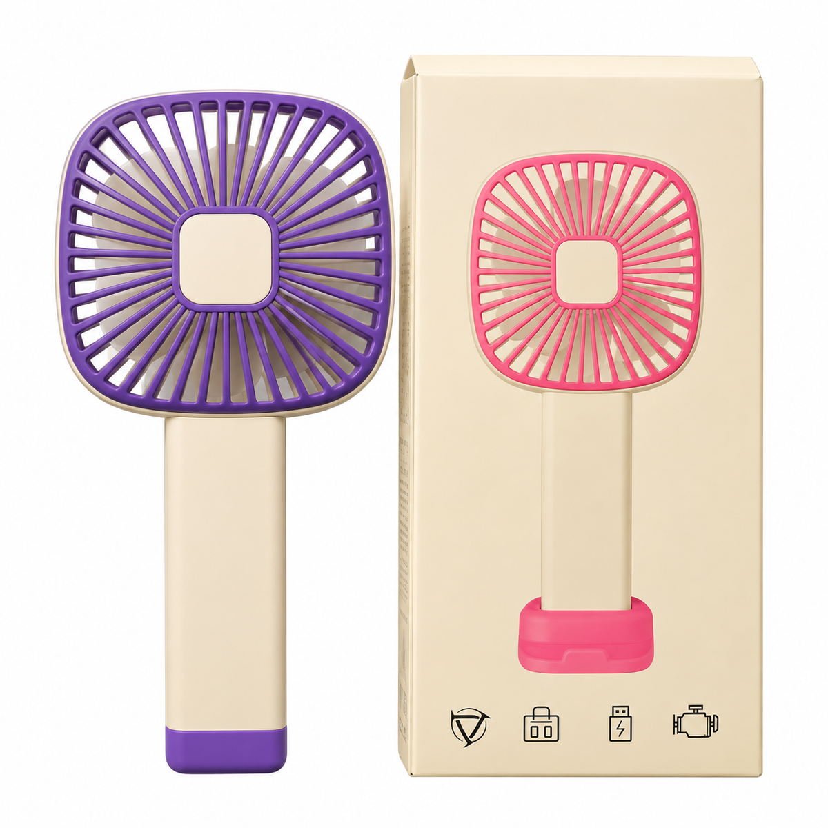 PORTABLE HANDHELD MINI FAN – PURPLE | AL-TAMMAR