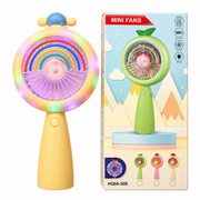RAINBOW LED HANDHELD MINI FAN – AL-TAMMAR