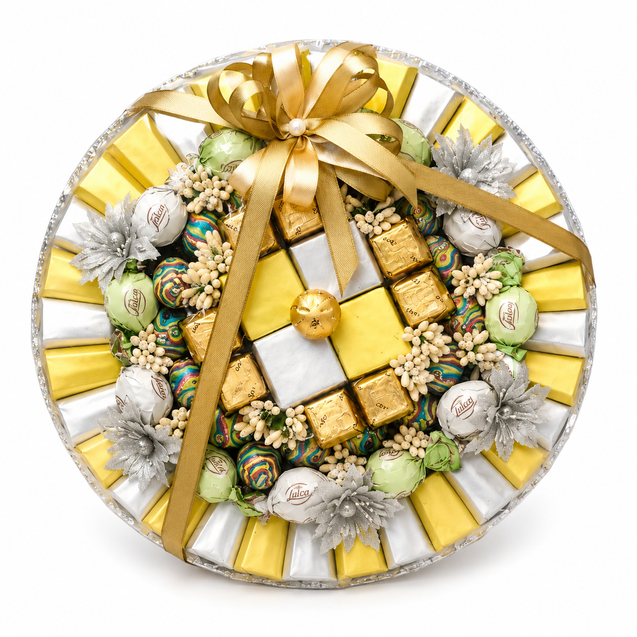Royal Golden Chocolate Gift Platter