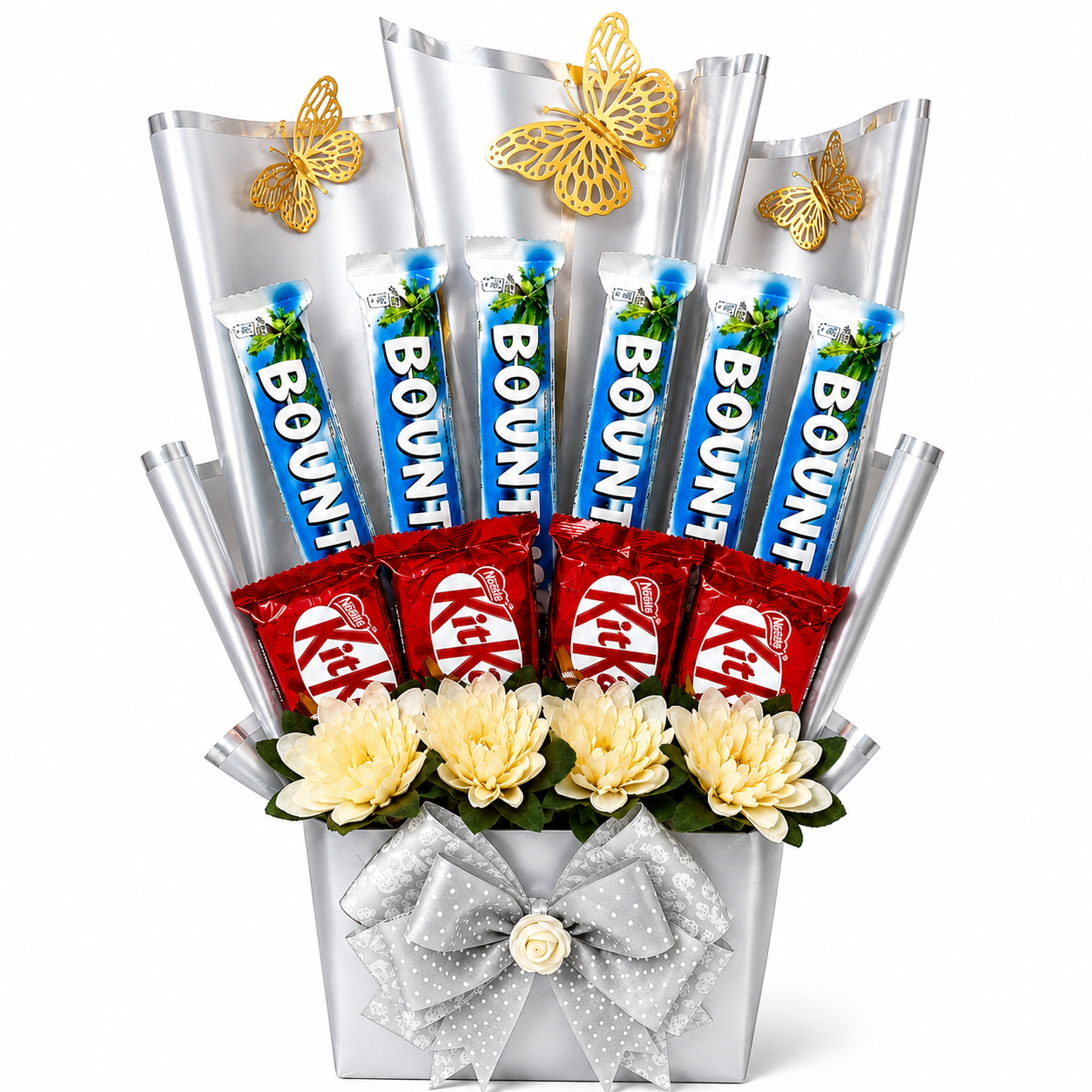 Silver Elegance Chocolate Gift Bouquet