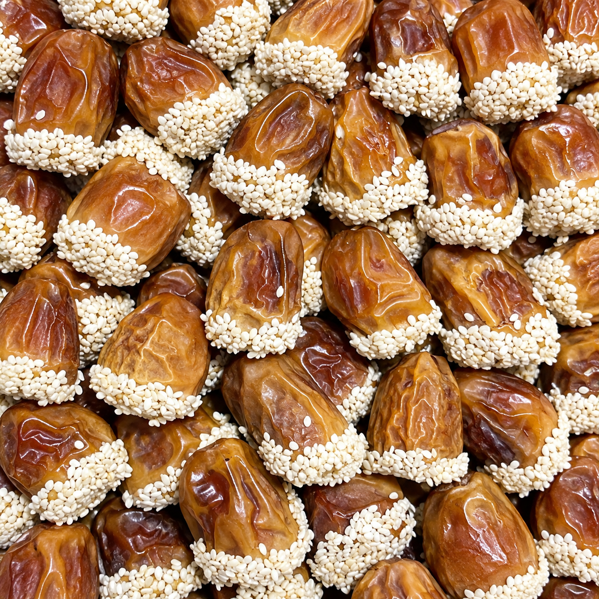 PREMIUM SUKRI DATES WITH SESAME SEEDS – AL-TAMMAR