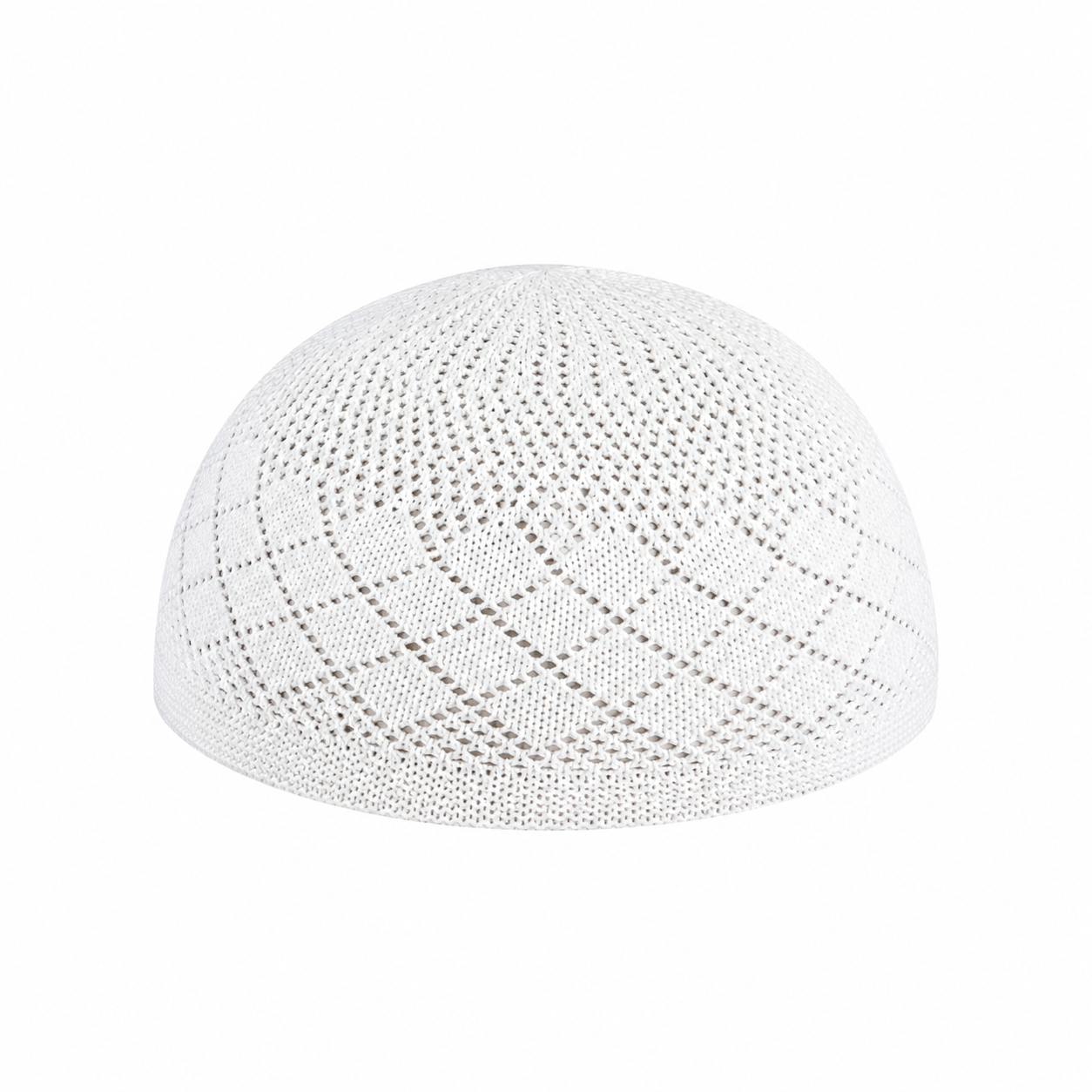 Premium Zirve Prayer Cap – White