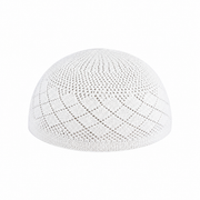 Premium Zirve Prayer Cap – White